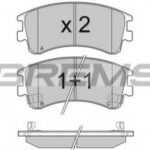 BP3089 BREMSI комплект тормозных колодок