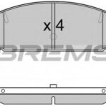 BP3090 BREMSI комплект тормозных колодок