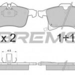BP3093 BREMSI комплект тормозных колодок