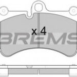 BP3099 BREMSI комплект тормозных колодок