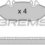 BP3100 BREMSI комплект тормозных колодок
