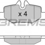 BP3101 BREMSI комплект тормозных колодок