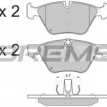 BP3108 BREMSI комплект тормозных колодок