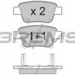 BP3112 BREMSI комплект тормозных колодок