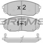 BP3116 BREMSI комплект тормозных колодок