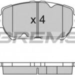 BP3126 BREMSI комплект тормозных колодок