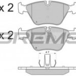 BP3135 BREMSI комплект тормозных колодок