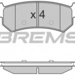 BP3148 BREMSI комплект тормозных колодок