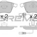BP3150 BREMSI комплект тормозных колодок