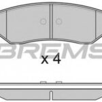 BP3162 BREMSI комплект тормозных колодок