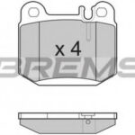 BP3177 BREMSI комплект тормозных колодок