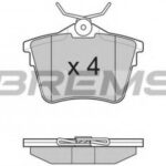 BP3183 BREMSI комплект тормозных колодок
