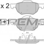 BP3185 BREMSI комплект тормозных колодок