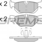 BP3194 BREMSI комплект тормозных колодок
