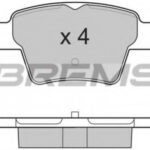 BP3198 BREMSI комплект тормозных колодок