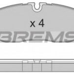 BP3206 BREMSI комплект тормозных колодок