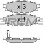 BP3218 BREMSI комплект тормозных колодок