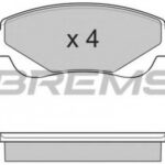 BP3225 BREMSI комплект тормозных колодок