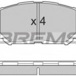 BP3251 BREMSI комплект тормозных колодок