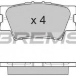 BP3252 BREMSI комплект тормозных колодок
