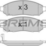 BP3256 BREMSI комплект тормозных колодок