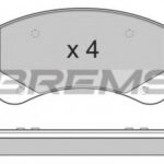 BP3273 BREMSI комплект тормозных колодок