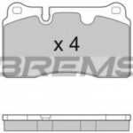BP3289 BREMSI комплект тормозных колодок