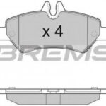 BP3293 BREMSI комплект тормозных колодок