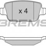 BP3300 BREMSI комплект тормозных колодок