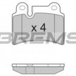 BP3302 BREMSI комплект тормозных колодок