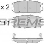 BP3304 BREMSI комплект тормозных колодок