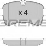 BP3315 BREMSI комплект тормозных колодок