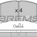 BP3321 BREMSI комплект тормозных колодок