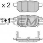 BP3322 BREMSI комплект тормозных колодок