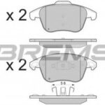 BP3330 BREMSI комплект тормозных колодок