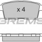 BP3333 BREMSI комплект тормозных колодок