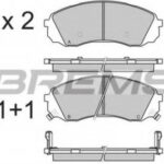 BP3336 BREMSI комплект тормозных колодок