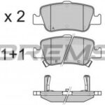 BP3341 BREMSI комплект тормозных колодок