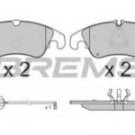 BP3347 BREMSI комплект тормозных колодок