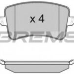 BP3349 BREMSI комплект тормозных колодок
