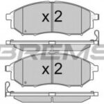 BP3350 BREMSI комплект тормозных колодок