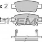 BP3353 BREMSI комплект тормозных колодок
