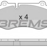 BP3362 BREMSI комплект тормозных колодок