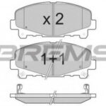 BP3373 BREMSI комплект тормозных колодок