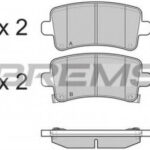 BP3379 BREMSI комплект тормозных колодок