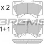 BP3381 BREMSI комплект тормозных колодок