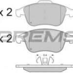 BP3383 BREMSI комплект тормозных колодок