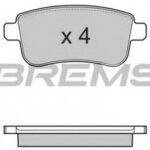 BP3384 BREMSI комплект тормозных колодок