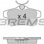 BP3387 BREMSI комплект тормозных колодок