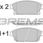 BP3405 BREMSI комплект тормозных колодок